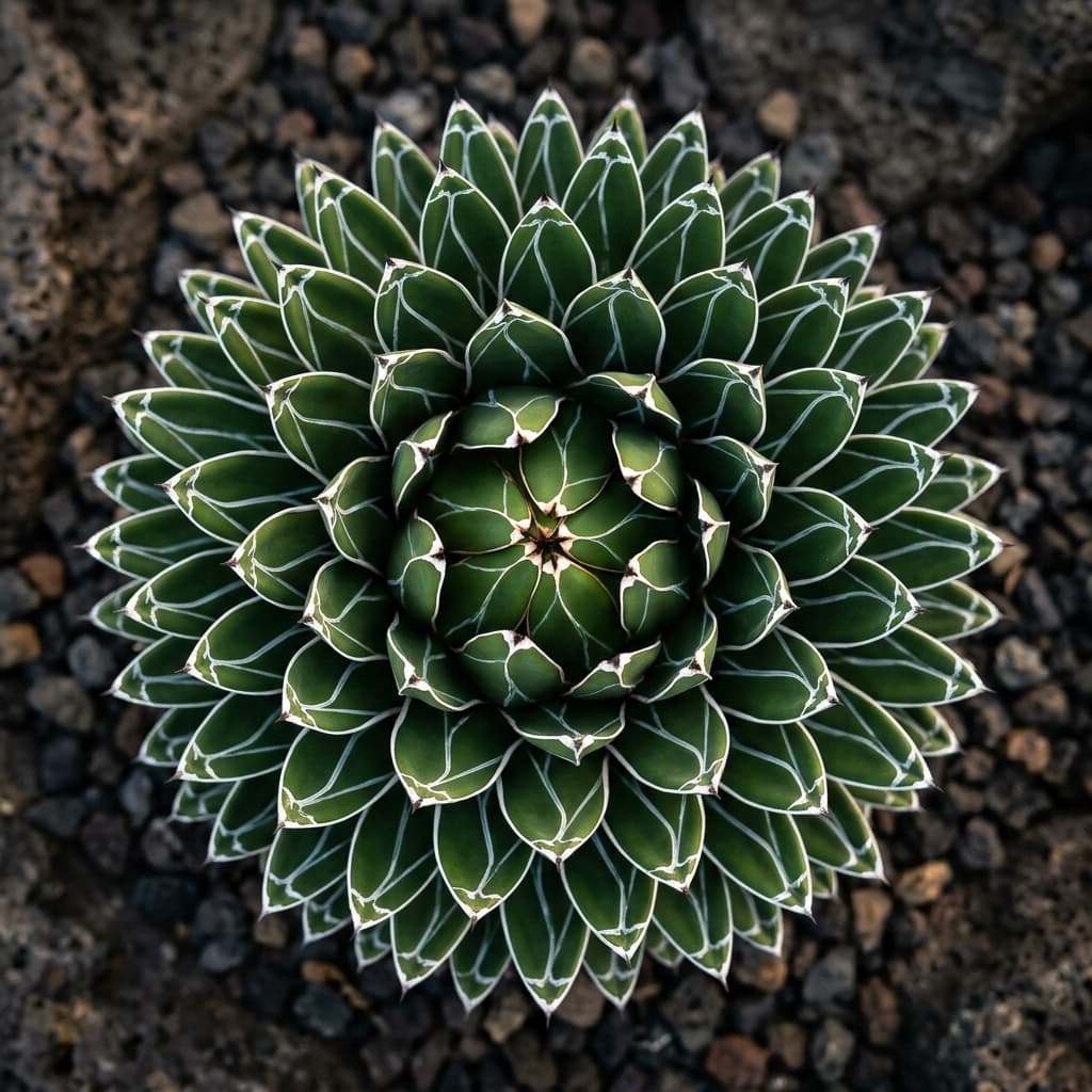 Structured plant form representing an established design direction
